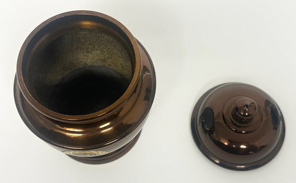 ぽ*ぽ様 L CAN INCENSE BURNER EMBOSS METAL CAN INCENSE BURNER EMBOSS- REGULAR SIZE - KUUMBA