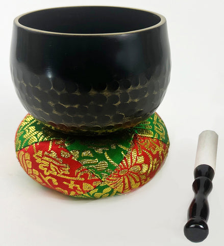 No. 3 (3.6" Diameter) Green & Red Cushion Bell Set