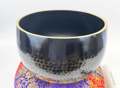 No. 12 Bell (15.5" Diameter) with Red and Purple Embroidered Round Cushion