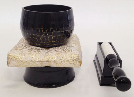 No. 3 (3.6" Diameter) Gold Cushion and Black Base