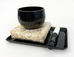 No. 3 (3.6" Diameter) Bell with Black Tray and Gold Cushion Set