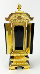 Premium Black Memorial Tablet (Ihai) with Golden Trim