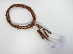 Brown Plum Wood Beads