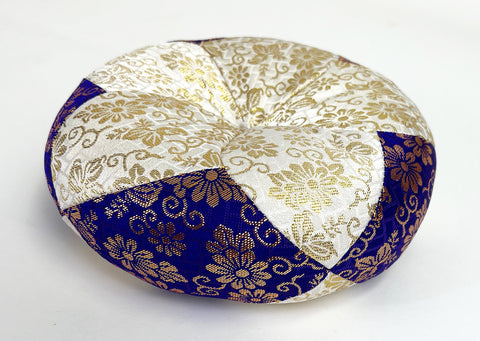 Purple & White Round Bell Cushion for No. 6 (7.75" Diameter) Bell