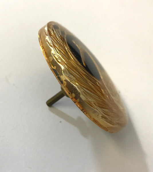 Irregular Large Gold Crane Logo (1.95