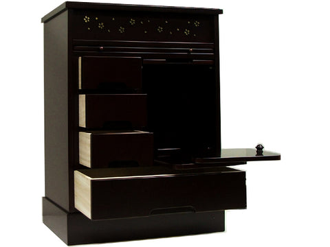 Base for 30 Ebony / Black Pagoda Style Butsudan