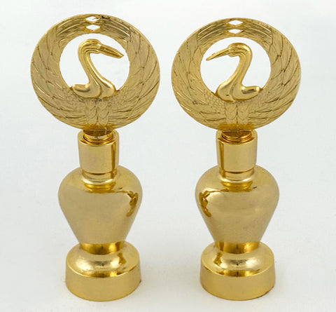 Vintage No. 2 (4.5" H) Crane Stands Classic Style