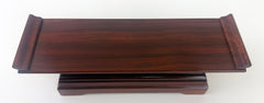 Used Premium 9.6" L Brown Wood Water Cup Table