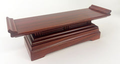 Used Premium 9.6" L Brown Wood Water Cup Table