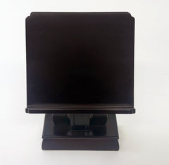 Vintage Very Dark Cherry Wood Book Stand