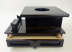 Ebony Wooden Base for No. 9 (10.5" Diameter) or No. 10 (13"Dia) Bell