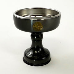 Dark Grey Rice Cup with Crane Logo and Removable Metal Insert