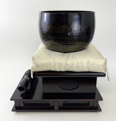 No. 9 (10.5" Diameter) Bell with Ebony Wooden Base Set