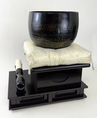 No. 9 (10.5" Diameter) Bell with Ebony Wooden Base Set