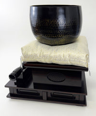 No. 9 (10.5" Diameter) Bell with Ebony Wooden Base Set