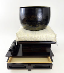 No. 9 (10.5" Diameter) Bell with Ebony Wooden Base Set