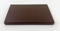 7" L Medium Brown Flat Water Cup Table