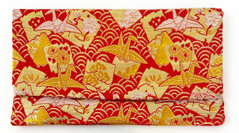 Premium Silk Kimono Fabric Beads Case (Large) #1