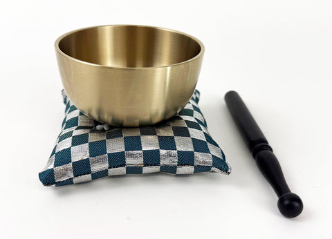 Premium Kimono Fabric Bell Cushion Set - No. 2.8 (3.5" Diameter) #9