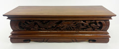 Vintage Teak Offering Wood Base