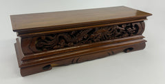 Vintage Teak Offering Wood Base
