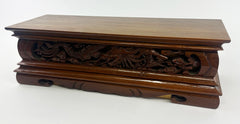Vintage Teak Offering Wood Base