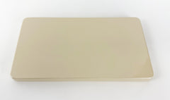 8" L Large Glossy White Flat Water Cup Table