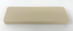 8" L Small Glossy White Flat Water Cup Table