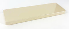 8" L Small Glossy White Flat Water Cup Table