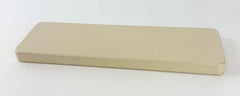 8" L Small Glossy White Flat Water Cup Table