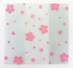 COVER ONLY - Large Sutra Book Cover with Pink Sakura Flowers