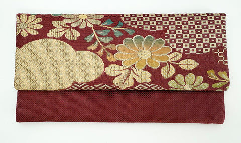 Premium Silk Kimono Fabric Beads Case (Large) #6
