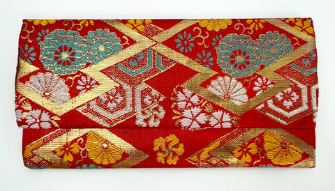 Premium Silk Kimono Fabric Beads Case (Large) #2