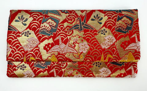 Premium Silk Kimono Fabric Beads Case (Large) #3