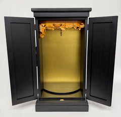Used No. 27 Black Butsudan with LED Light Unit