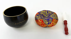 No. 3 (3.6" Diameter) Purple & Red Cushion Bell with Red Stick Set
