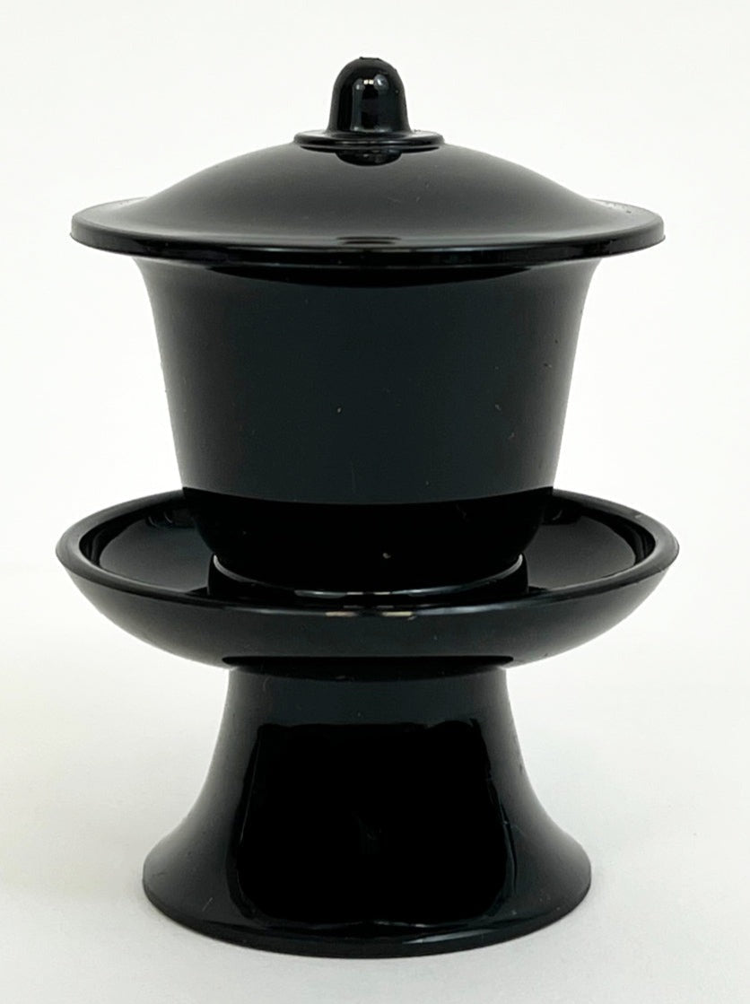 Used Black Plastic Water Cup