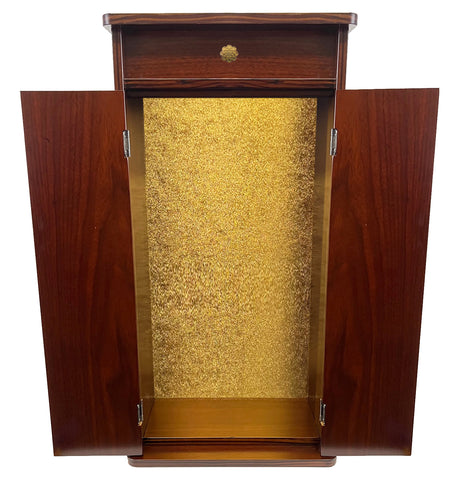 19 Walnut Butsudan with S.G.I. Logo Display Model