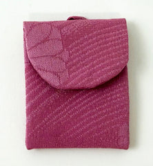 Pink Silk Omamori Gohonzon Case