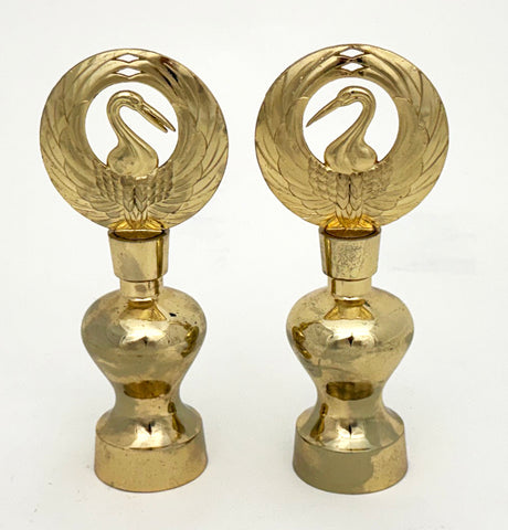 Vintage 7" H Crane Stands