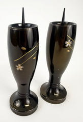 7.5" H Premium Metal Bokashi (Two-Tone) Candle Stands with Sakura Logo (Display Model)