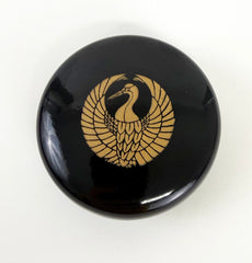 Vintage Powdered Incense Container with Crane Logo