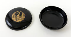 Vintage Powdered Incense Container with Crane Logo