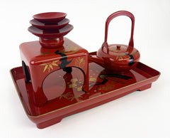 Medium Sake Wedding Set with a Tray - Sansankudo Ceremony (Display Model)