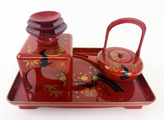 Medium Sake Wedding Set with a Tray - Sansankudo Ceremony (Display Model)