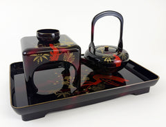 Medium Sake Wedding Set with a Tray - Sansankudo Ceremony (Display Model) #2