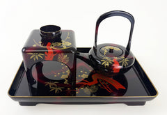 Medium Sake Wedding Set with a Tray - Sansankudo Ceremony (Display Model) #2