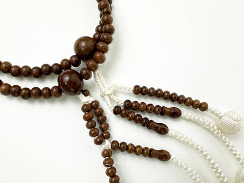 New Sandalwood Beads with Knitted Tassels #2