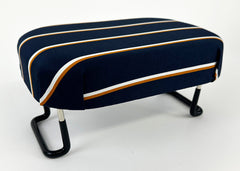 Petite/Asian-size Folding Bench (Navy Blue with Strips Print)