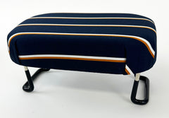 Petite/Asian-size Folding Bench (Navy Blue with Strips Print)